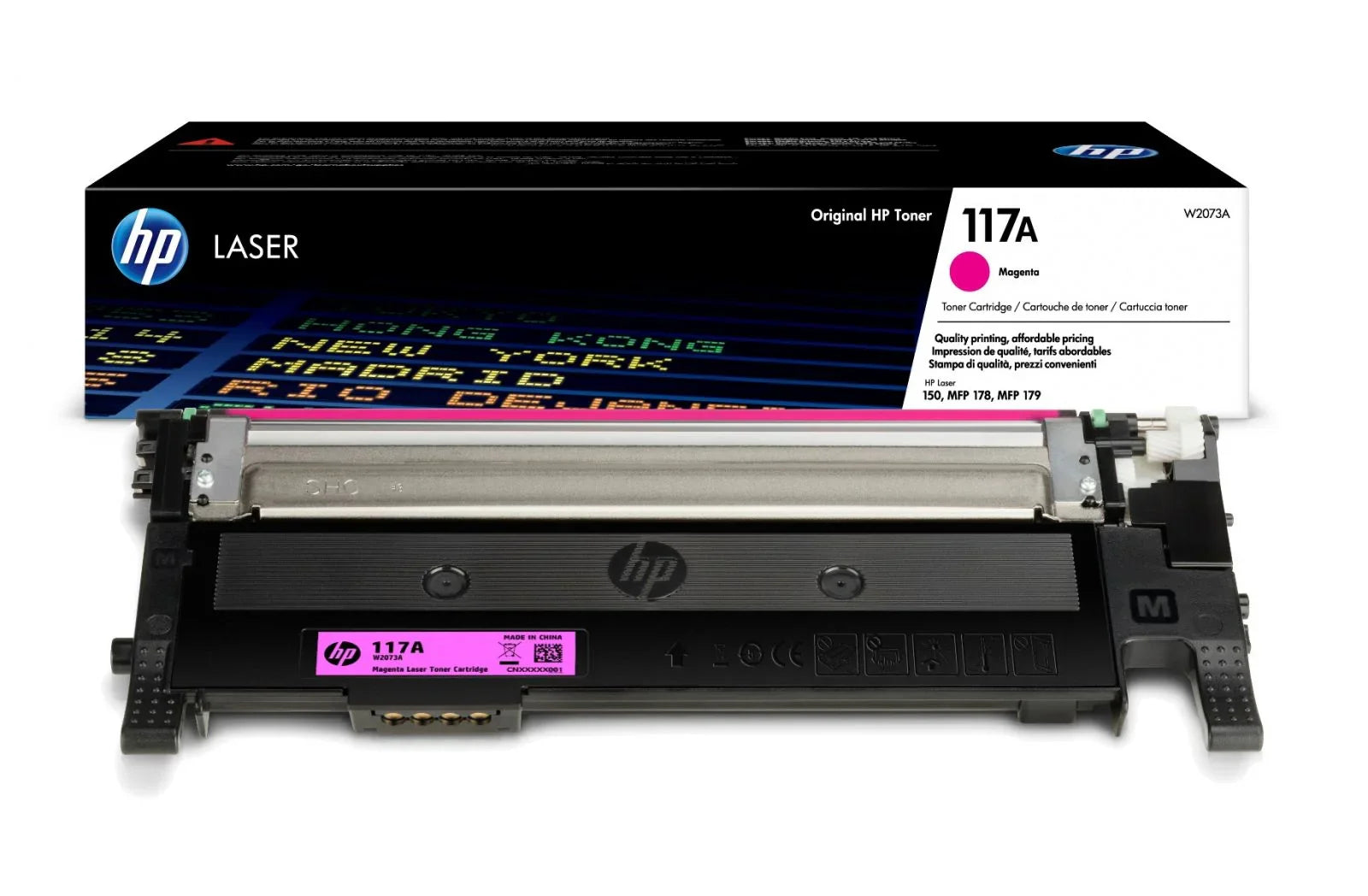 HP 117A Magenta Original Laser Toner Cartridge - W2073A - eBuy UAE
